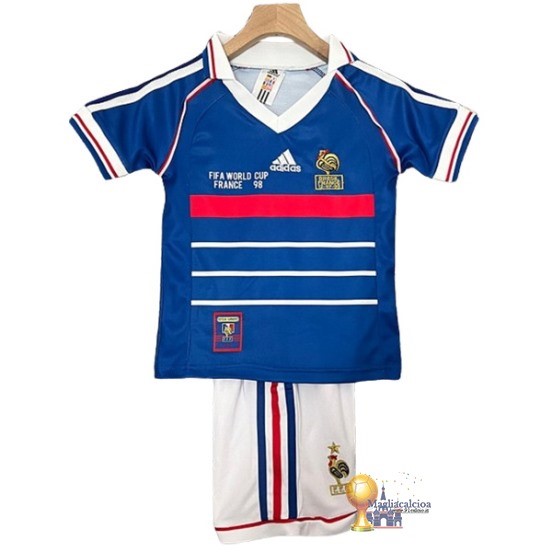 Home Conjunto De Bambino Francia Retro 1998 Blu