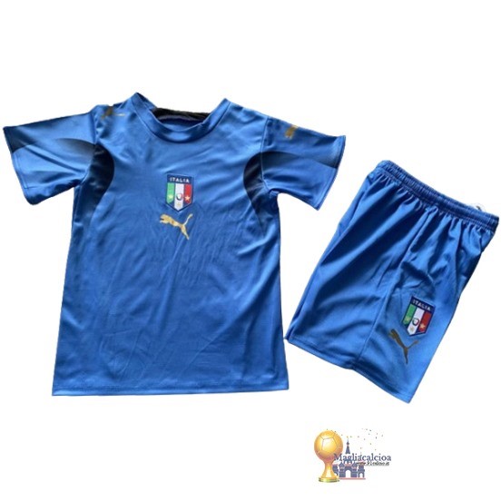 Home Conjunto De Bambino Italia Retro 2006 Blu