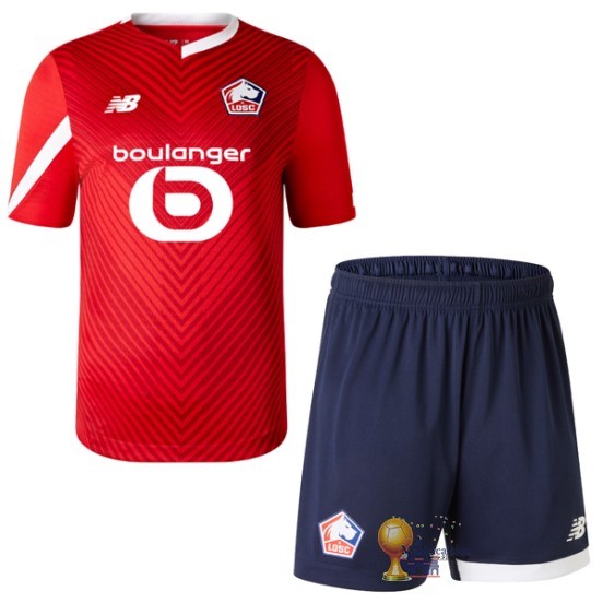 Home Conjunto De Bambino Lille 2023 2024 Rosso