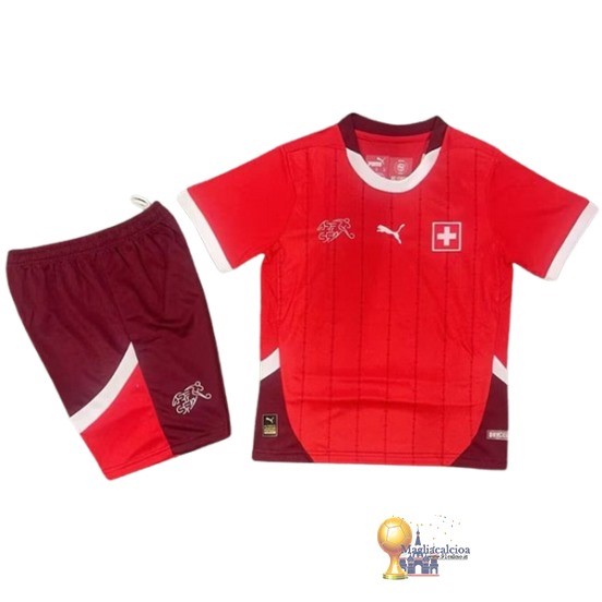 Home Conjunto De Bambino Svizzera 2024 Rosso