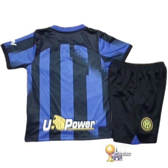 Home Conjunto De Uomo Bambino Inter Milán 2023 2024 Blu Nero