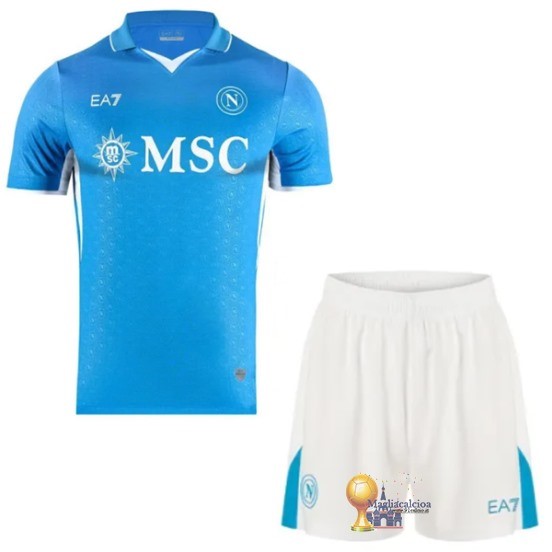 Home Conjunto De Uomo Napoli 2024 2025 Blu