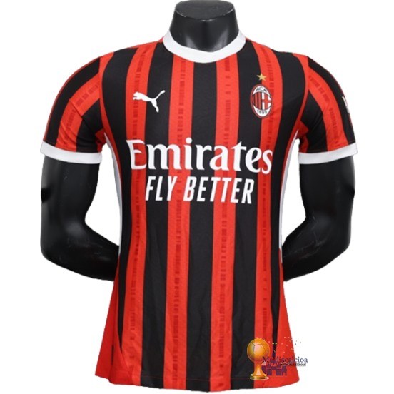 Home Jugadores Maglia AC Milan 2024 2025 Rosso Nero