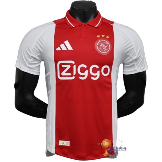 Home Jugadores Maglia Ajax 2024 2025 Rosso Bianco