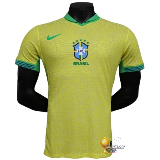 Home Jugadores Maglia Brasile 2024 Giallo Verde