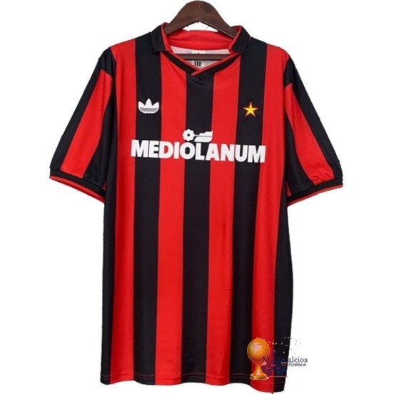 Home Maglia AC Milan Retro 1990 1991 Rosso