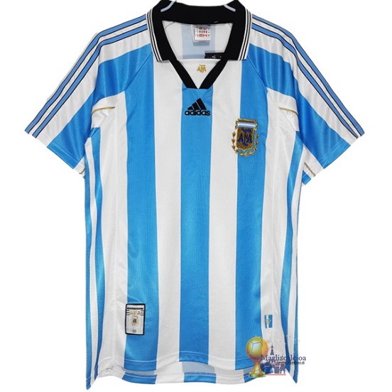 Home Maglia Argentina Retro 1998 Blu