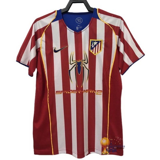 Home Maglia Atlético Madrid Retro 2004 Rosso