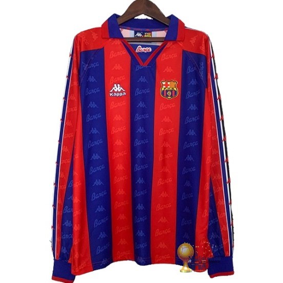 Home Maglia Barcelona Retro 1996 1997 Blu Rosso