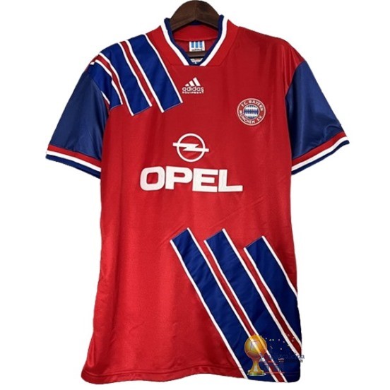 Home Maglia Bayern München Retro 1993 1995 Blu Rosso