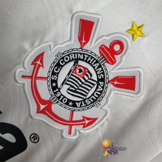 Home Maglia Corinthians Paulista Retro 1992 1994 Bianco
