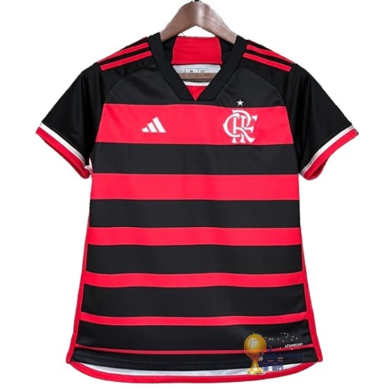 Home Maglia Donna Flamengo 2024 2025 Rosso Nero