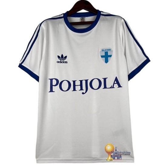 Home Maglia Finlandia Retro 1982 Bianco