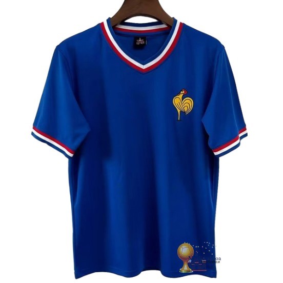 Home Maglia Francia Retro 1971 Blu