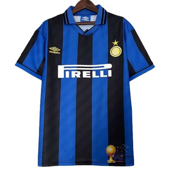 Home Maglia Inter Milán Retro 1995 1996 Blu