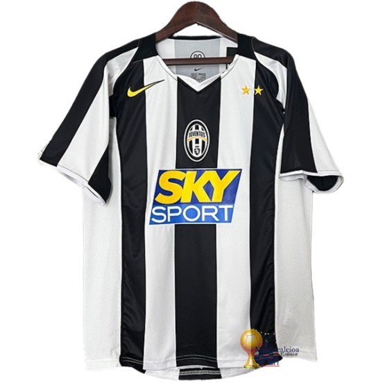 Home Maglia Juventus Retro 2004 2005 Nero Bianco