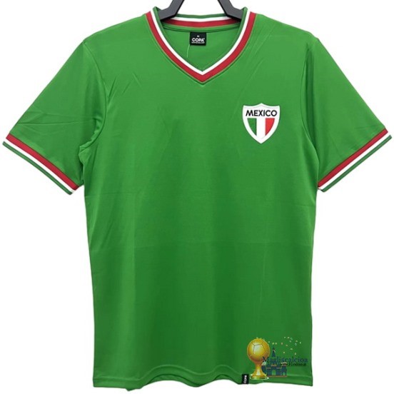 Home Maglia Mexico Retro 1970 Verde