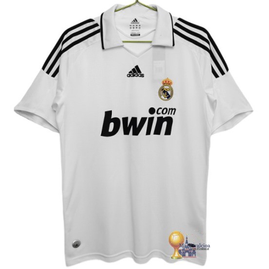 Home Maglia Real Madrid Retro 2008 2009 Bianco