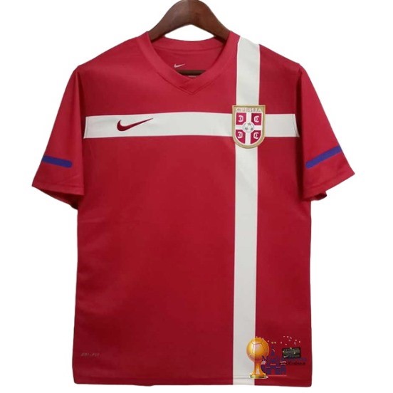 Home Maglia Serbia Retro 2010 Rosso