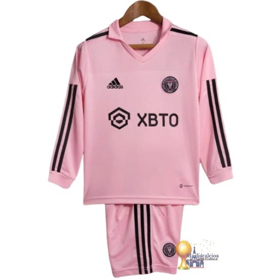 Home Manica lunga Conjunto De Bambino Inter Miami 2022 2023 Rosa