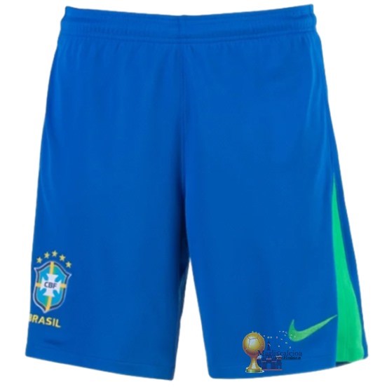 Home Pantaloni Brasile 2024 Blu