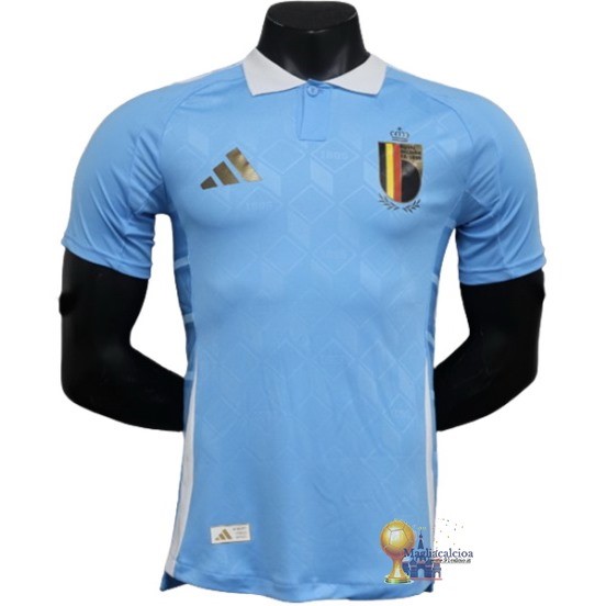 Jugadores Away Maglia Belgio 2024 Blu