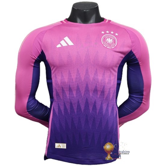 Jugadores Away Manica lunga Germania 2024 Purpureo