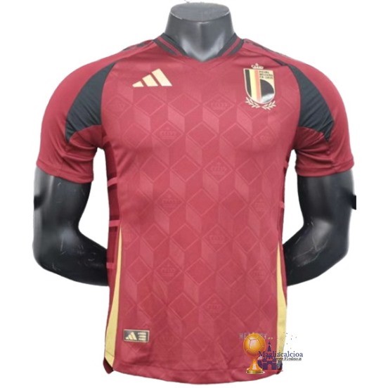 Jugadores Home Maglia Belgio 2024 Rosso