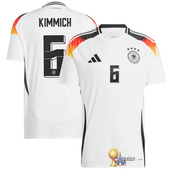 NO.6 Kimmich Thailandia Home Maglia Germania 2024 Bianco