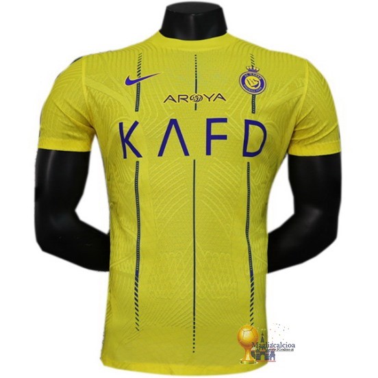 NO.7 Ronaldo Thailandia Home Jugadores Maglia Al Nassr 2023 2024 Giallo