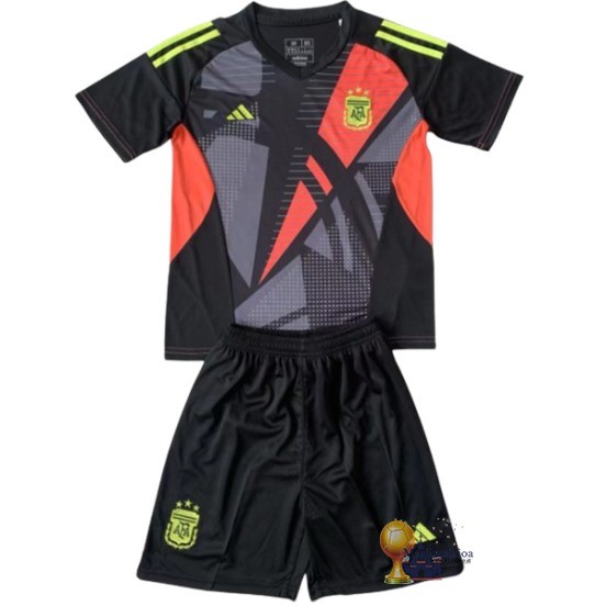 Portiere Conjunto De Bambino Argentina 2024 Nero