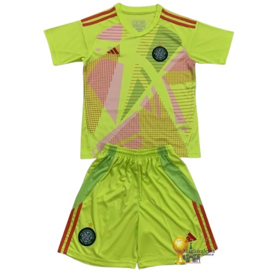 Portiere Conjunto De Bambino Celtic 2024 2025 Giallo