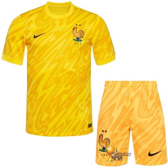 Portiere Conjunto De Bambino Francia 2024 Giallo