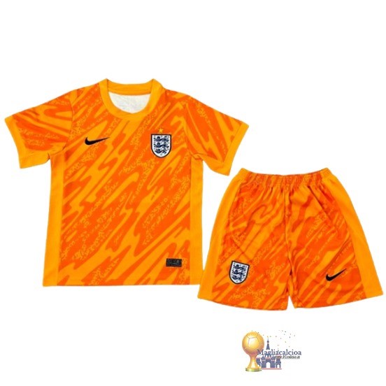 Portiere Conjunto De Bambino Inghilterra 2024 Arancione