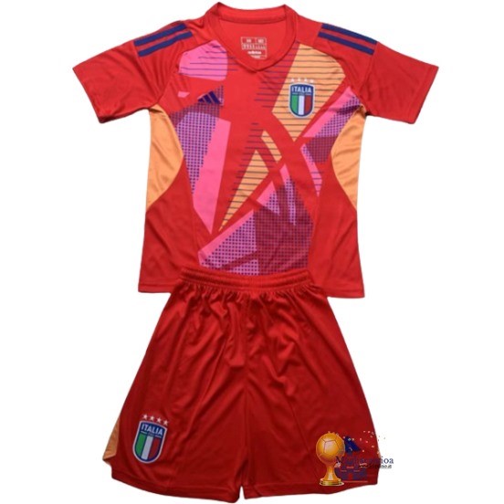 Portiere Conjunto De Bambino Italia 2024 Rosso