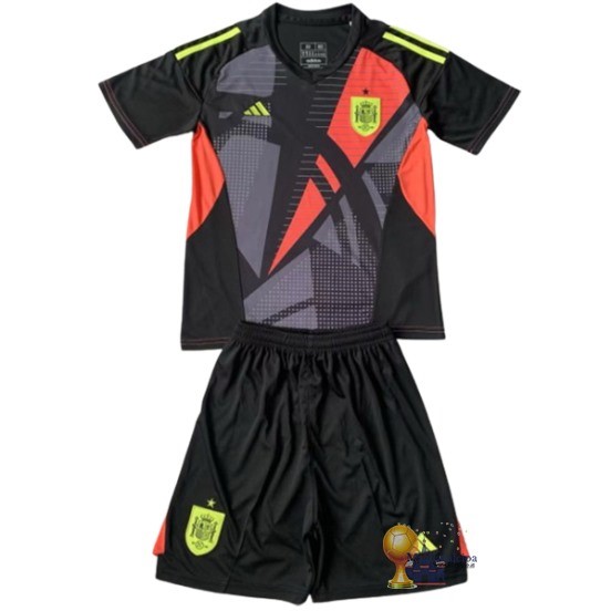 Portiere Conjunto De Bambino Spagna 2024 Nero