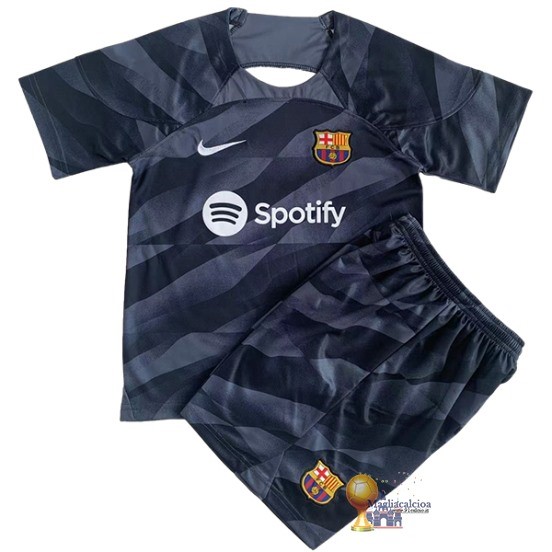 Portiere Conjunto De Uomo Barcelona 2023 2024 Nero