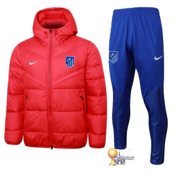 Set Completo Chaqueta De Algodón Atlético Madrid 2023 2024 Rosso