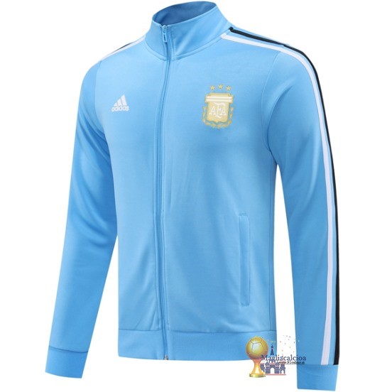 Set Completo Lunga Zip Giacca Argentina 2024 Blu