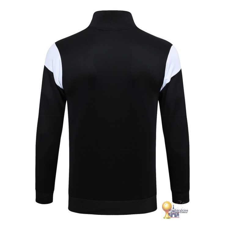 Set Completo Lunga Zip Giacca Borussia Dortmund 2023 2024 Nero Giallo