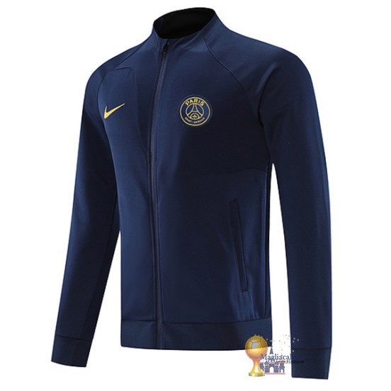 Set Completo Lunga Zip Giacca Paris Saint Germain 2023 2024 Blu II Navy