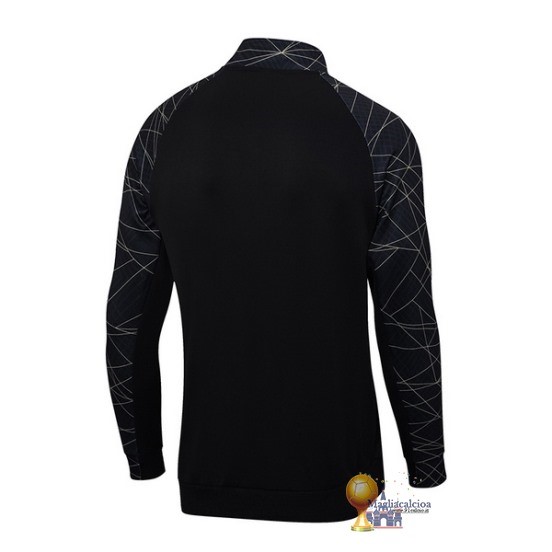 Set Completo Lunga Zip Giacca Paris Saint Germain 2023 2024 Nero Grigio