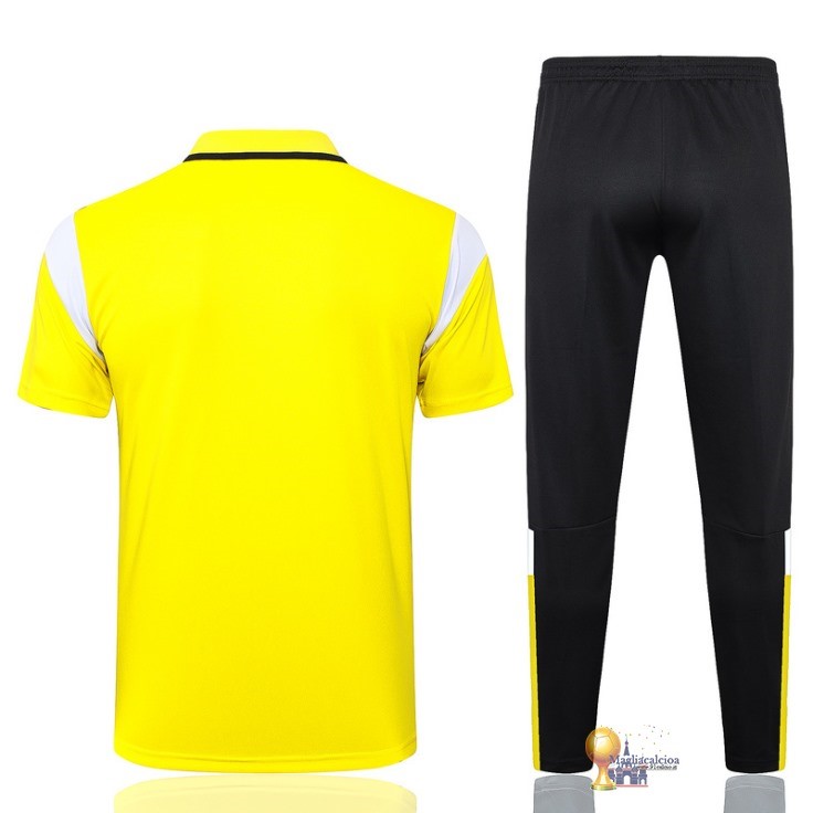 Set Completo Polo Borussia Dortmund 2023 2024 Giallo Bianco Nero