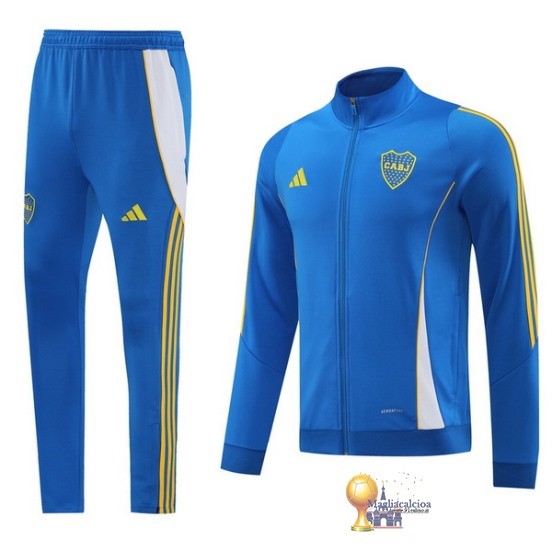 Set Completo Set Completo Lunga Zip Giacca Boca Juniors 2024 2025 Blu