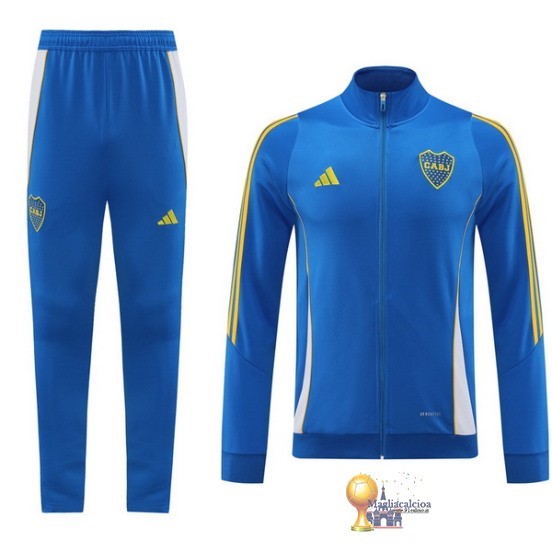 Set Completo Set Completo Lunga Zip Giacca Boca Juniors 2024 2025 Blu