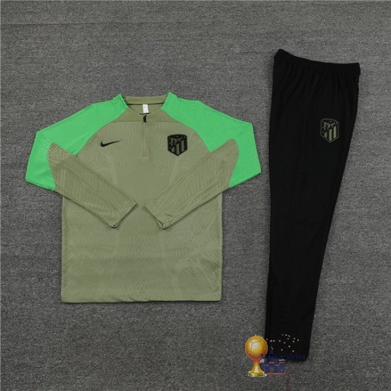 Set Completo Sudadera Formazione Atlético Madrid 2023 2024 Verde