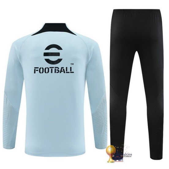 Set Completo Sudadera Formazione Bambino Inter Milán 2023 2024 Blu Luce Nero
