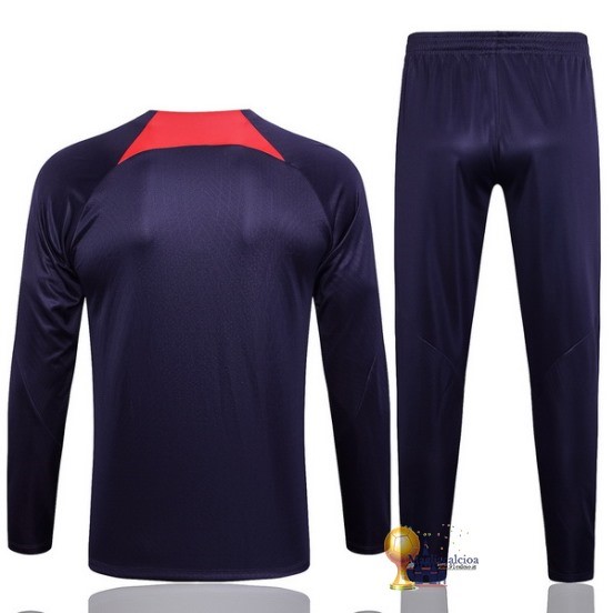 Set Completo Sudadera Formazione Bambino Paris Saint Germain 2023 2024 Purpureo II Rosso