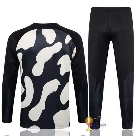 Set Completo Sudadera Formazione Paris Saint Germain 2023 2024 Giallo Nero