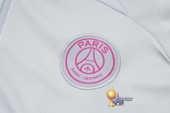 Set Completo Sudadera Formazione Paris Saint Germain 2023 2024 Grigio Verde Nero